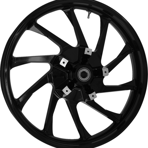COASTAL MOTO Wheel - Hurricane 3D - Front - Dual Disc/without ABS - Black - 21x3.5 3D-HUR213SB - Team Dream Rides