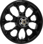 COASTAL MOTO Wheel - Largo 3D - Rear - Single Disc/with ABS - Black 3D-LGO185SB-ABST - Team Dream Rides