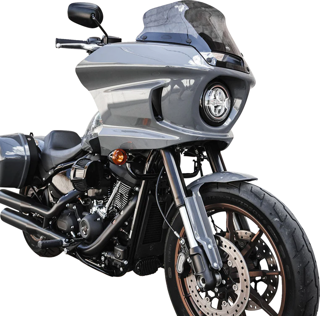 Klock Werks Flare Windshield for FXLRST, Dark Smoke - KWW-02-0621