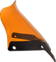 Klock Werks Kolor Flare Windshield KWW-02-0630 for 2022-2026 Harley-Davidson FXLRST, Orange