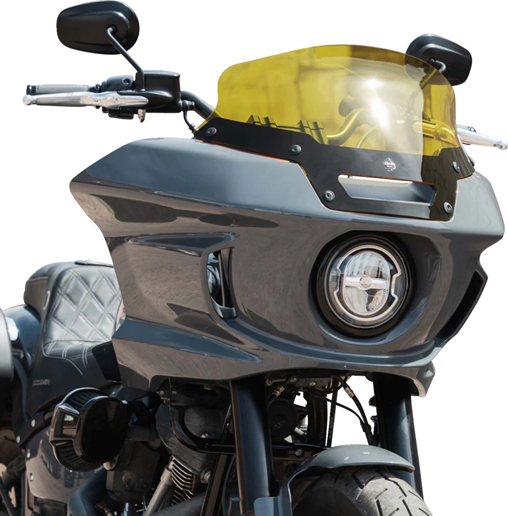 Klock Werks Kolor Flare Windshield, Yellow, for 2022–2026 Harley-Davidson FXLRST, Part KWW-02-0624