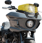 Klock Werks Kolor Flare Windshield, Yellow, for 2022–2026 Harley-Davidson FXLRST, Part KWW-02-0624