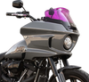 Klock Werks Kolor Flare Sport Windshield, Purple, for 2022-2026 Harley-Davidson FXLRST, KWW-02-0627