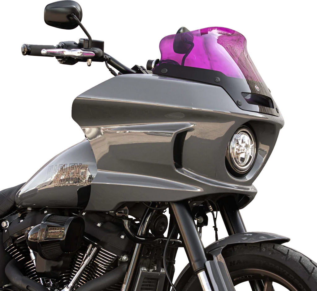 Klock Werks Kolor Flare Sport Windshield, Purple, for 2022-2026 Harley-Davidson FXLRST, KWW-02-0627