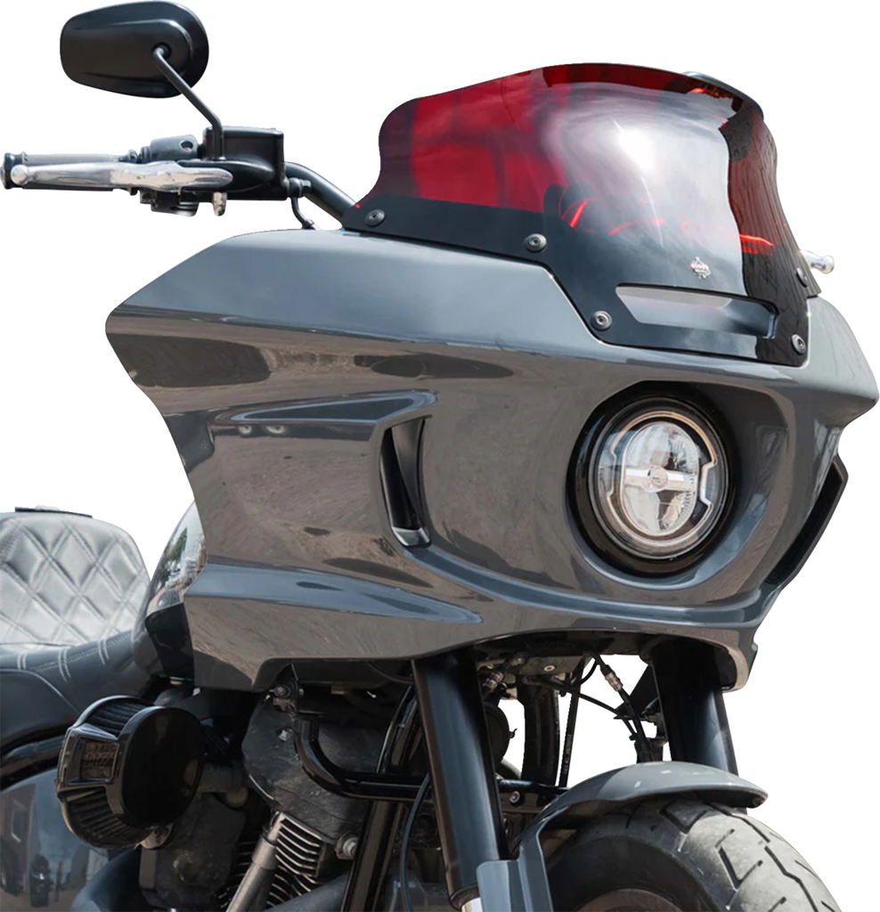 Klock Werks Kolor Flare Red Windshield for 2022-2026 Harley-Davidson FXLRST, KWW-02-0622