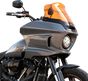 Klock Werks Kolor Flare Windshield KWW-02-0630 for 2022-2026 Harley-Davidson FXLRST, Orange