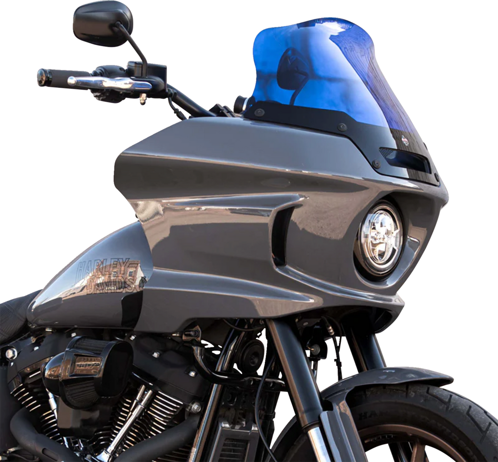 Klock Werks Kolor Flare Blue Windshield for 2022-2026 Harley-Davidson FXLRST, KWW-02-0633