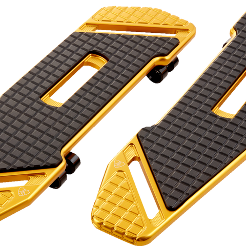 ARLEN NESS SpeedLiner Floorboards - Driver - Gold 410-035 - Team Dream Rides