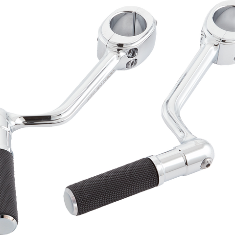 ARLEN NESS Forged Highway Peg Mounts w/ Pegs - Chrome 400-046 - Team Dream Rides