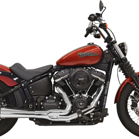 BASSANI XHAUST Road Rage III 2-Into-1 Exhaust System for Harley Davidson - Chrome 1S72RE