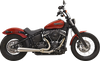 BASSANI XHAUST Road Rage III 2-Into-1 Exhaust System for Motorcycles - Stainless Steel, Part 1S72SSE