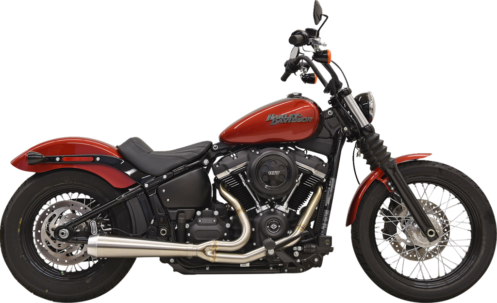 BASSANI XHAUST Road Rage III 2-Into-1 Exhaust System for Motorcycles - Stainless Steel, Part 1S72SSE