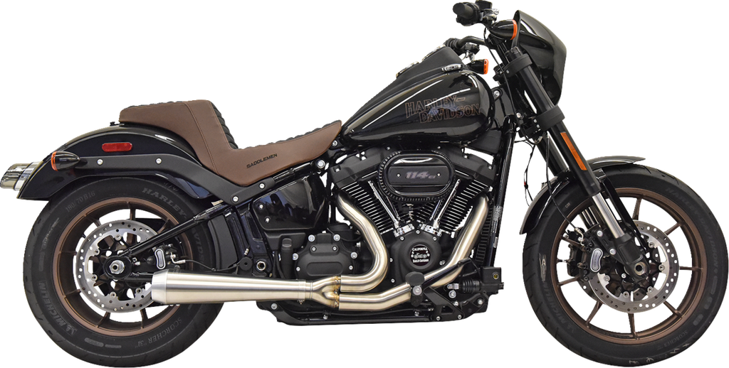 BASSANI XHAUST Road Rage III 2-Into-1 Exhaust System for Motorcycles - Stainless Steel, Part 1S72SSE