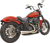 BASSANI XHAUST Road Rage III 2-Into-1 Exhaust System for Motorcycles - Stainless Steel, Part 1S72SSE
