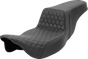 SADDLEMEN Step-Up Seat - Honeycomb - Extended Reach - FL '08-'23 808-07B-178 - Team Dream Rides