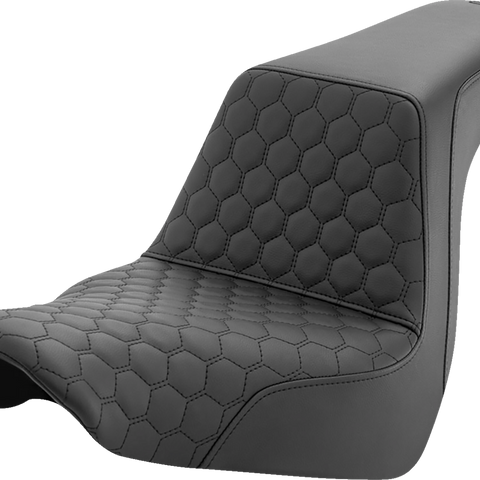 SADDLEMEN Step-Up Seat - Honeycomb - FL/FX '18-'23 818-29-177 - Team Dream Rides