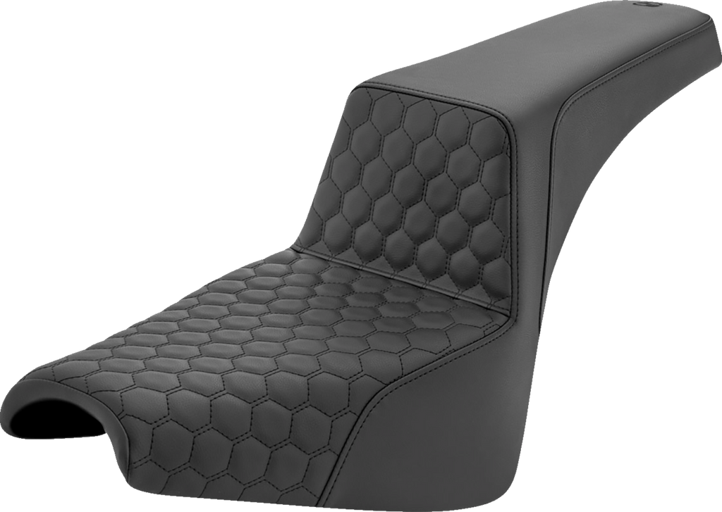 SADDLEMEN Step-Up Seat - Honeycomb - FXBB/FXST '18-'23 818-30-177 - Team Dream Rides