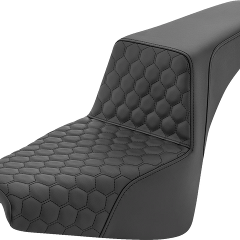 SADDLEMEN Step-Up Seat - Honeycomb - FXBB/FXST '18-'23 818-30-177 - Team Dream Rides