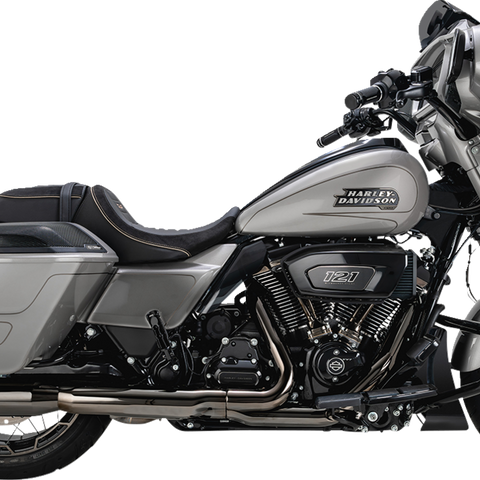 VANCE & HINES Hi-Output Slip-On Mufflers 16468 for High-Performance Motorcycles, Dark Chrome Finish