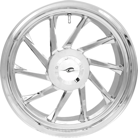COASTAL MOTO Wheel - Hurricane 3D - Rear Left - Chrome - 18