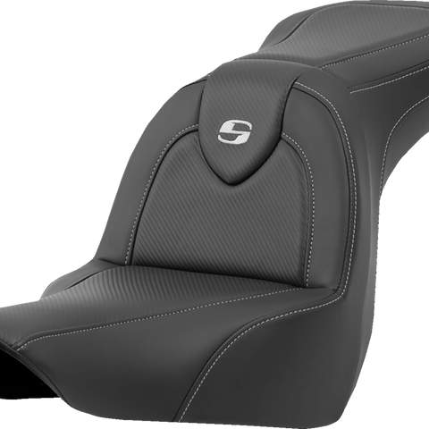 SADDLEMEN Roadsofa* Carbon Fiber Seat - Carbon Fiber - without Backrest - FXLR/FLSB '18-'23 818-29-185 - Team Dream Rides