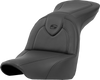 SADDLEMEN Roadsofa* Seat - without Backrest - Black/Black Stitching - FXLR/FLSB '18-'23 818-29-187 - Team Dream Rides