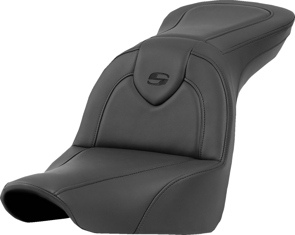 SADDLEMEN Roadsofa* Seat - without Backrest - Black/Black Stitching - FXLR/FLSB '18-'23 818-29-187 - Team Dream Rides