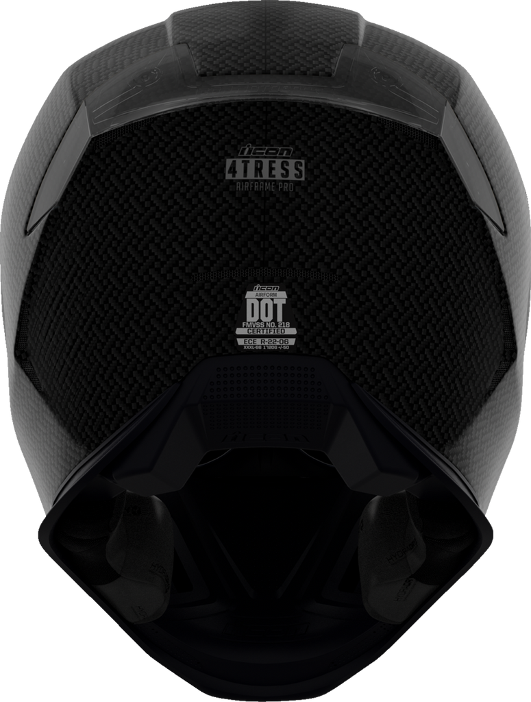 ICON Airframe Pro™ Helmet with Carbon Fiber Shell - Black, Large (Part #0101-16655)