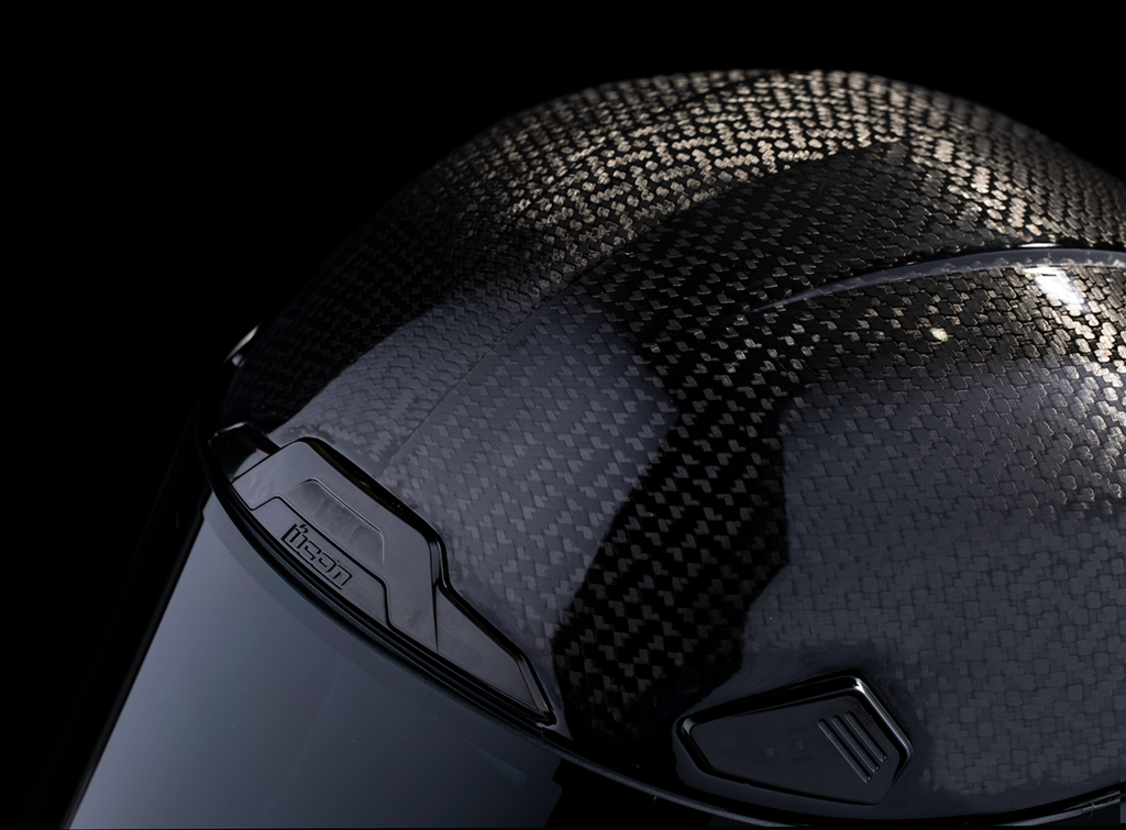 ICON Airframe Pro™ Helmet with Carbon Fiber Shell - Black, Large (Part #0101-16655)
