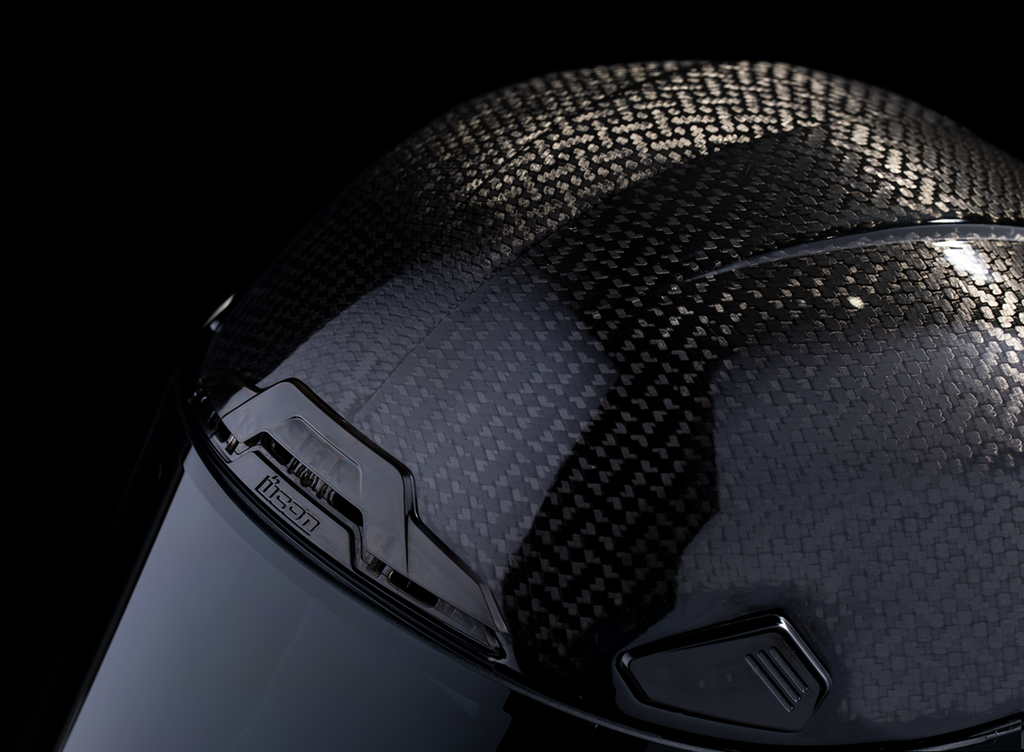 ICON Airframe Pro™ Helmet with Carbon Fiber Shell - Black, Large (Part #0101-16655)