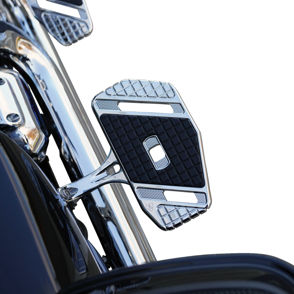 ARLEN NESS Forged Passenger Floorboard Mounts - Chrome 410-034 - Team Dream Rides