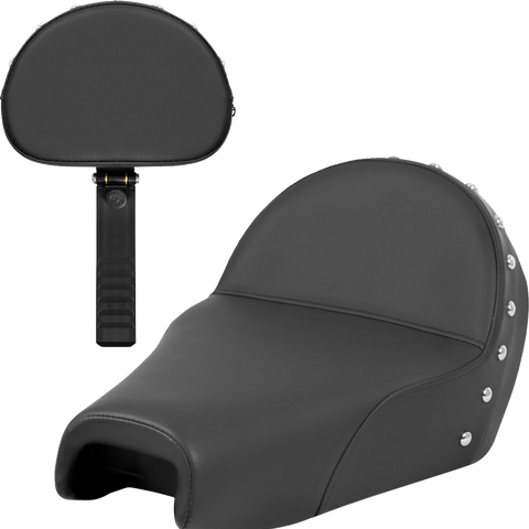 SADDLEMEN Solo Seat - Studded - XL '04-'22 807-03B-0039 - Team Dream Rides