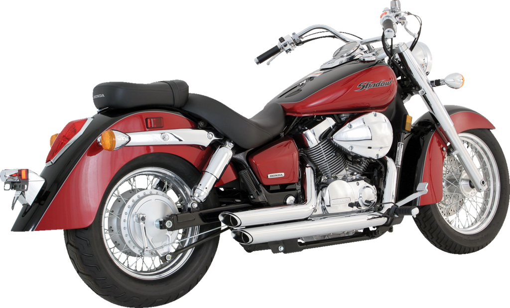 VANCE & HINES Shortshots Staggered Exhaust System - Chrome 18319 - Team Dream Rides