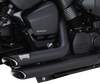 VANCE & HINES Shortshots Staggered Exhaust System - Black 48319 - Team Dream Rides