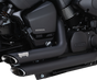 VANCE & HINES Shortshots Staggered Exhaust System - Black 48319 - Team Dream Rides