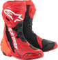 Alpinestars Supertech R Vented Motorcycle Boots - Red, US 8 / EU 42 - Part Number 2220121-3029-42