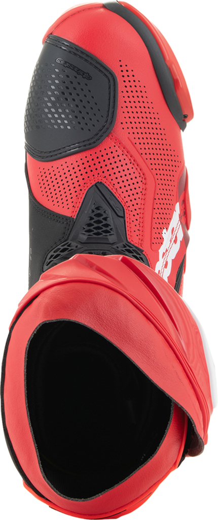 Alpinestars Supertech R Vented Motorcycle Boots - Red, US 8 / EU 42 - Part Number 2220121-3029-42