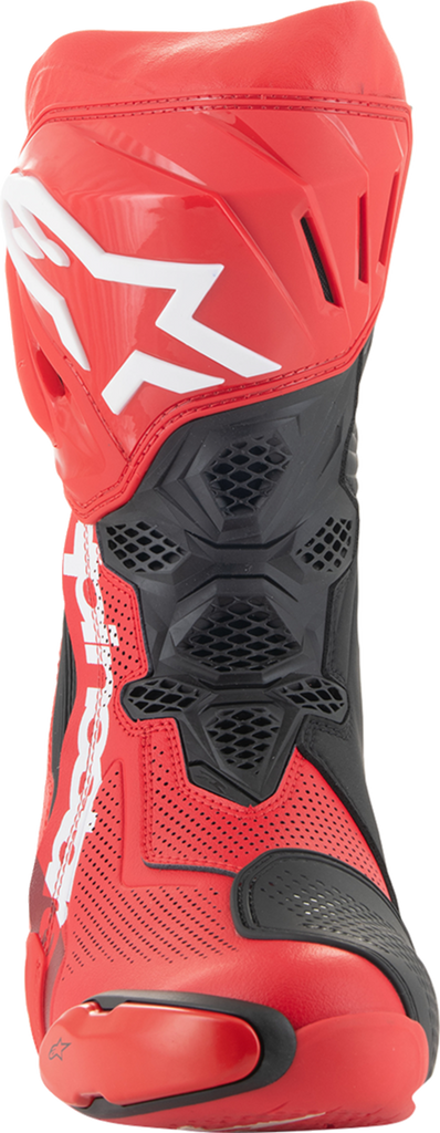 Alpinestars Supertech R Vented Motorcycle Boots - Red, US 8 / EU 42 - Part Number 2220121-3029-42