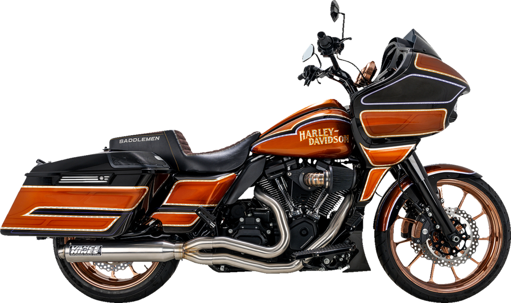 Vance & Hines 27345 Supersport PCX™ 2-Into-1 Exhaust System with Brushed Finish