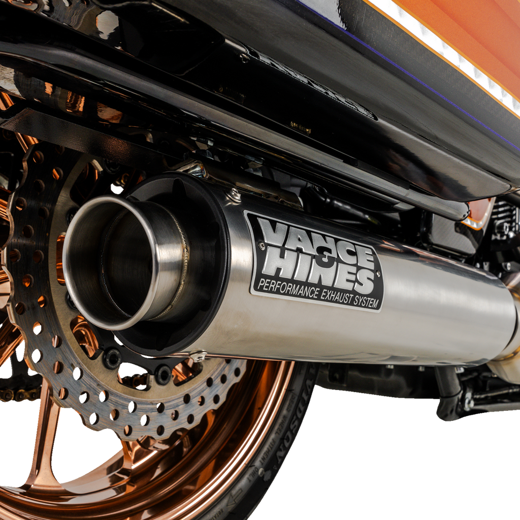 Vance & Hines 27345 Supersport PCX™ 2-Into-1 Exhaust System with Brushed Finish