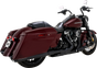 VANCE & HINES Twin Slash Slip-On Muffler - Black 46672 - Team Dream Rides