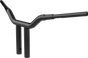 LA CHOPPERS Handlebar - Kage Fighter - 12" - Black LA-7345-12B - Team Dream Rides