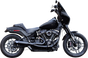 S&S CYCLE 2-into-1 Qualifier Exhaust System - 49-State - Black 550-1104 - Team Dream Rides