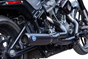 S&S CYCLE 2-into-1 Qualifier Exhaust System - 49-State - Black 550-1104 - Team Dream Rides