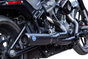 S&S CYCLE 2-into-1 Qualifier Exhaust System - Race Only - Black 550-1106 - Team Dream Rides