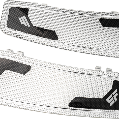 SLYFOX Floorboards - Black Polished - Touring SF-905-00-2 - Team Dream Rides