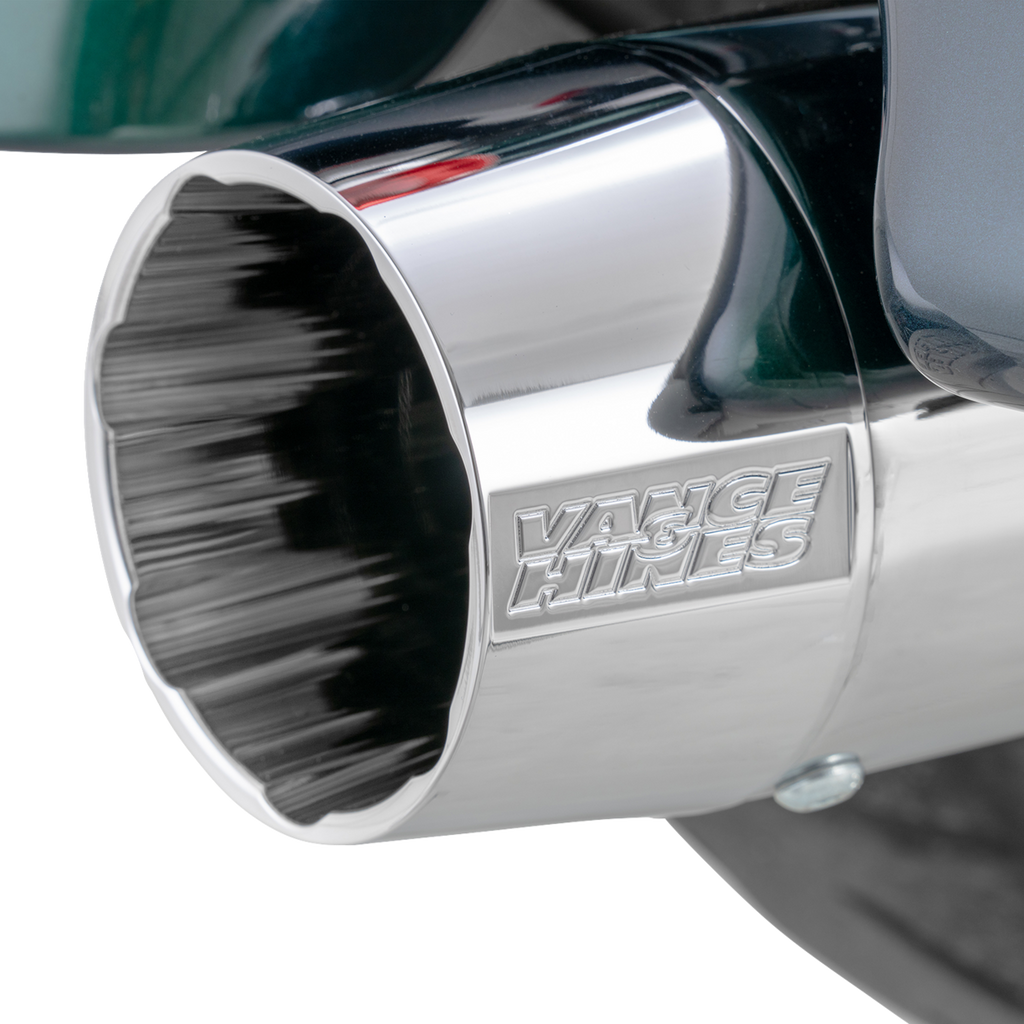 Vance & Hines Blackbird 450 Slip-On Mufflers - Chrome (Part #16792)