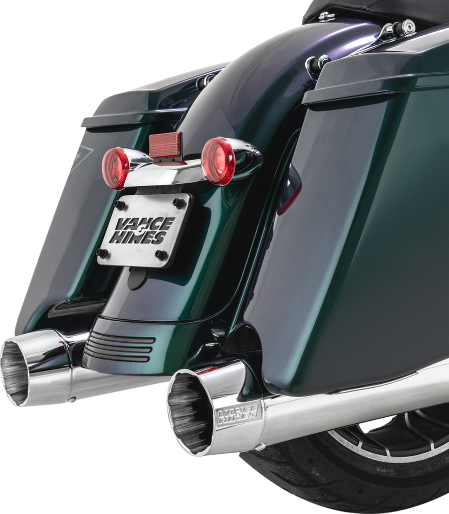 Vance & Hines Blackbird 450 Slip-On Mufflers - Chrome (Part #16792)