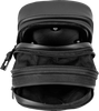 SADDLEMEN Fundamentals Sissy Bar Bag Black EX000978 with Expandable Zipped Pockets and MOLLE Compatibility