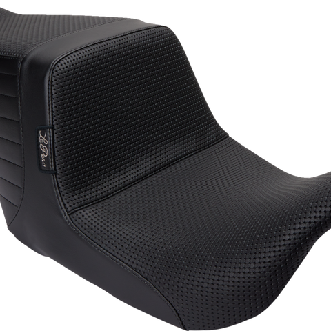 LE PERA Tailwhip Up Front Seat - Basket Weave - Black - FL '08-'23 LKU-587BW - Team Dream Rides